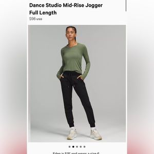 Dance Studio Lululemon Joggers